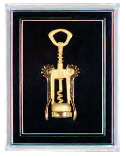 Wing's Corkscrew Pin, Gold Plated