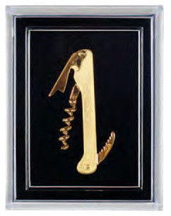 Wing Corkscrew Pin, Gold Plated