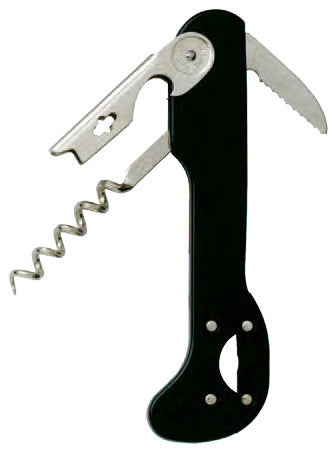 Super Boomerang Waiter's Corkscrew with Knife Blade, Standard Lever