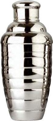 Convex Cocktail Shaker Set, 18 oz., Stainless Steel