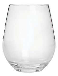 Stemless Wine Glass, Acrylic, 20 oz.