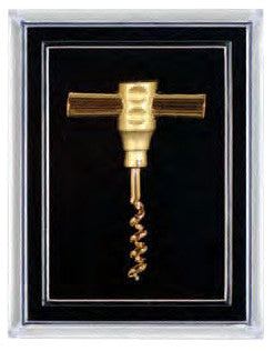 Pocket Corkscrew Pin, Gold Plated