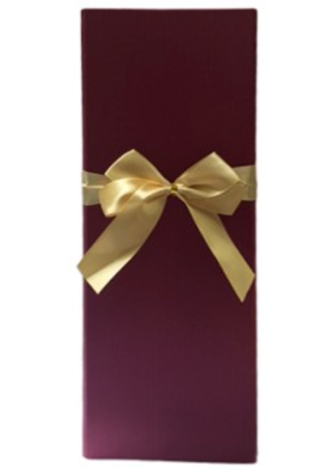 Regency "Pop-Up" One Wine Bottle Gift Box with Ribbon Bow