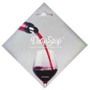 Two DropStop Wine Pourers on a Rack Card