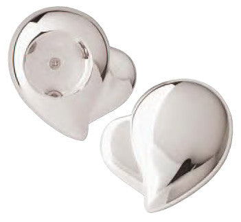 Heart-Shaped Foil Cutter, Silver Plated