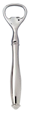 Bottle Cap Opener, Silver Plated